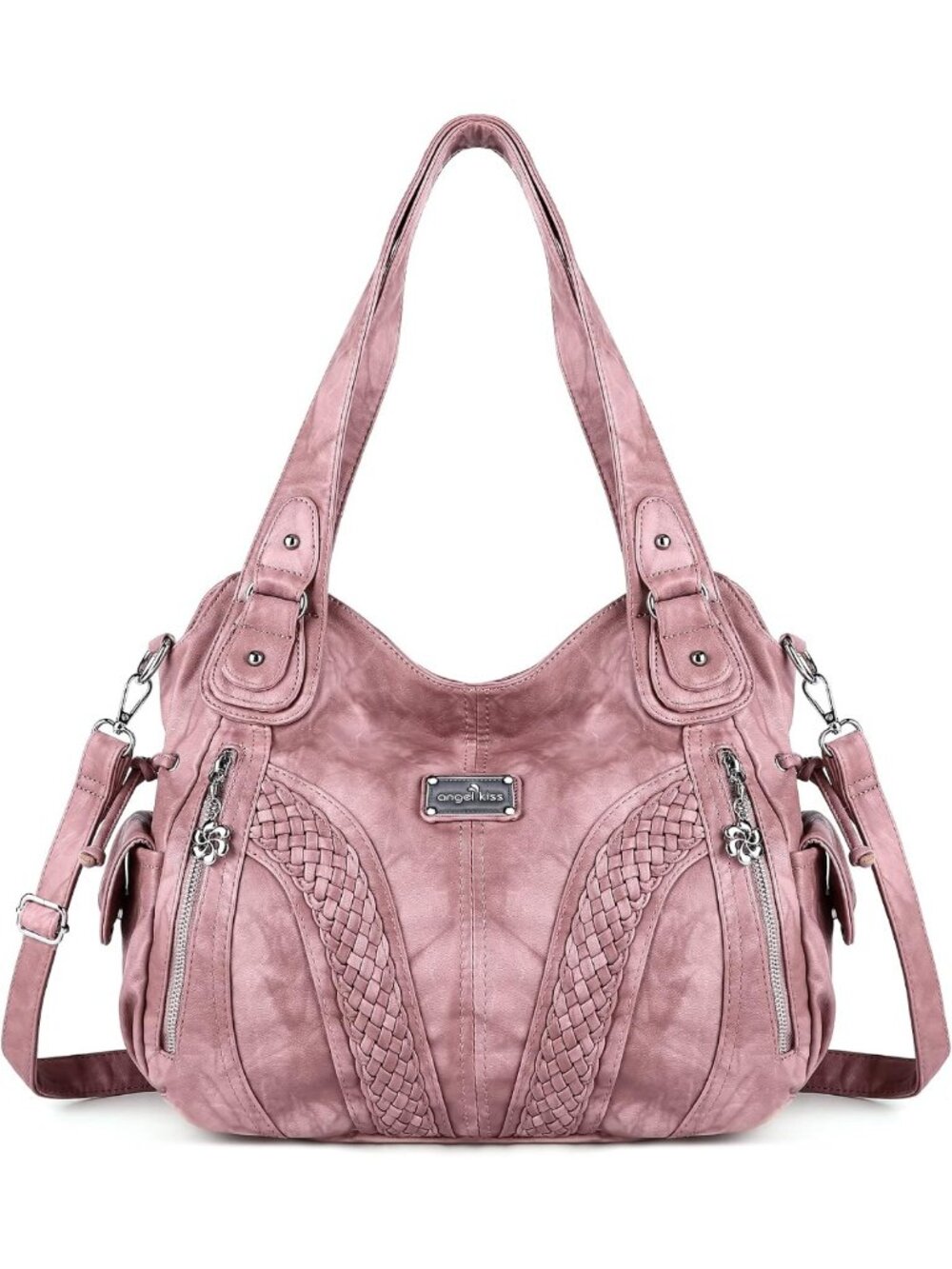 Stylish Women's Tote Bag - Fashionable Shoulder Satchel in Washed Synthetic